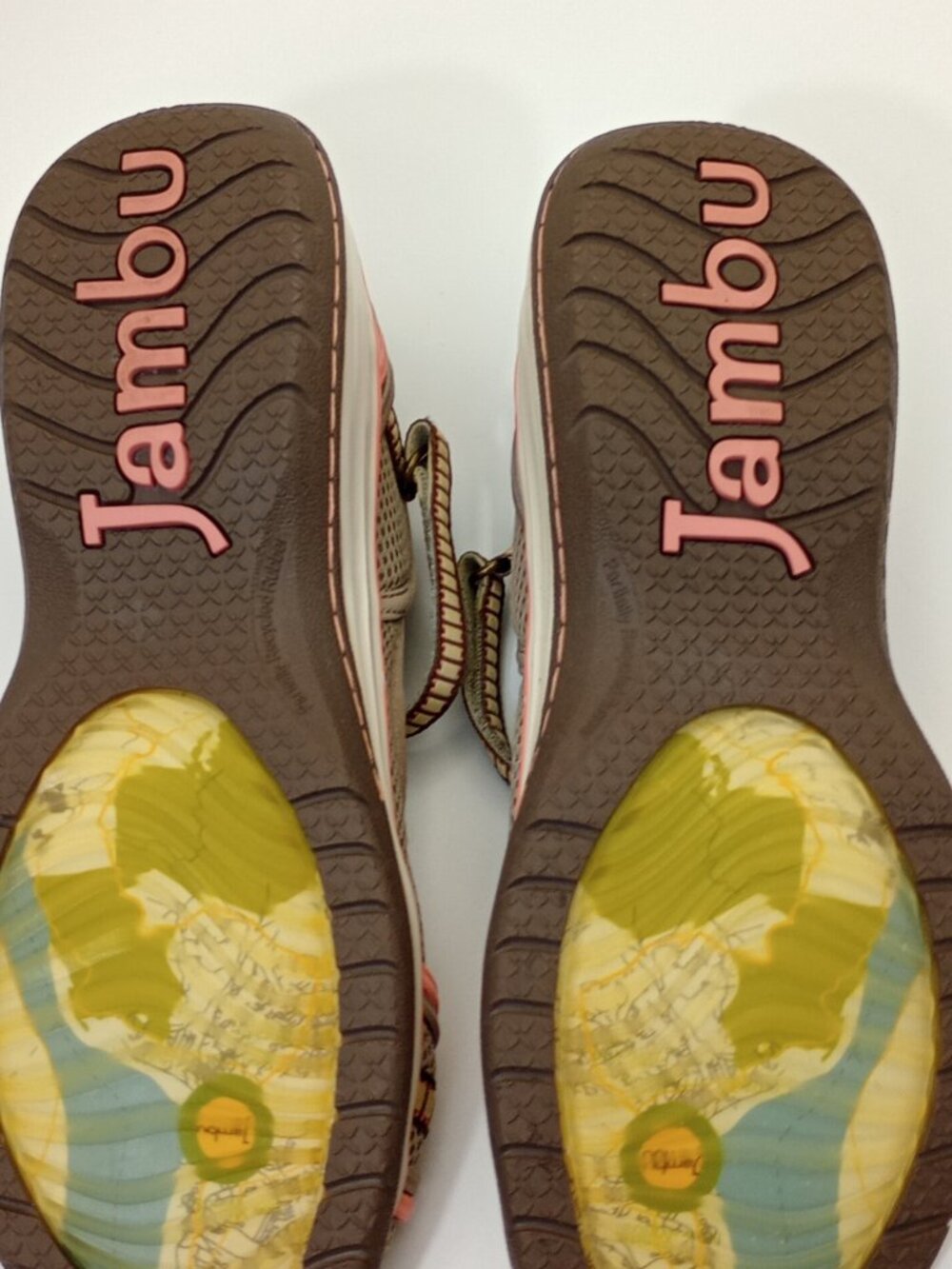 Jambu Taupe Pink Mary Jane Comfort Walking Shoes Size 8M - Picture 11 of 13